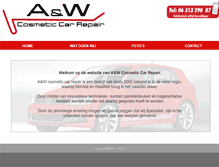 Tablet Screenshot of cosmetic-carrepair.nl